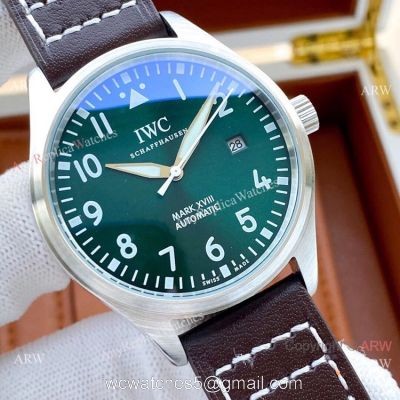 High Quality Copy IWC Big Pilots Mark XVII Watches Green Dial watches
