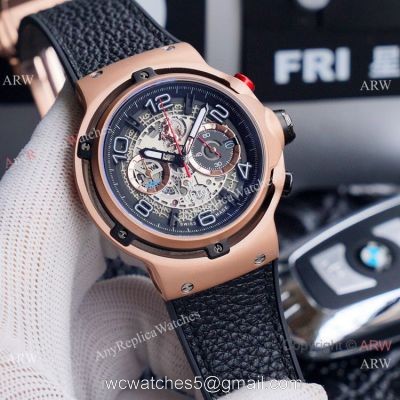 New Replica Hublot Classic Fusion Ferrari GT Chronograph Watch Rose Gold watches