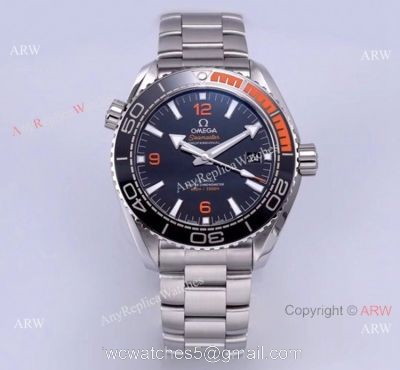 (VSF)Omega Seamaster Super Clone Planet Ocean 600M Watch Black and Orange Ceramic Bezel watches