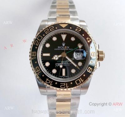 NEW Rolex GMT-Master II 2 Tone Noob 3135 Replica Watch (V10 Version) watches