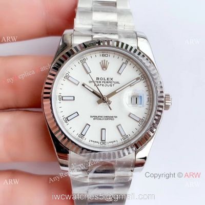 NEW Upgraded Copy Rolex Datejust II White Face Oyster Watch ETA3235 V3 Version watches