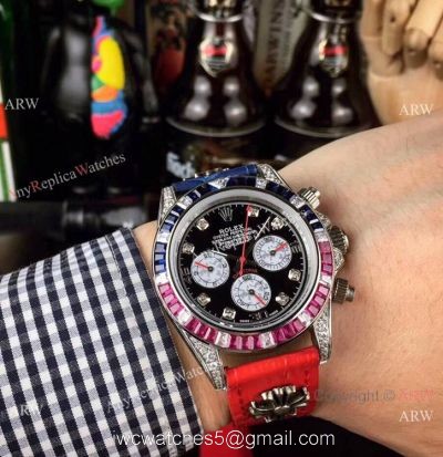 Rolex Rianbow Daytona SS Black Face Watch New Style watches