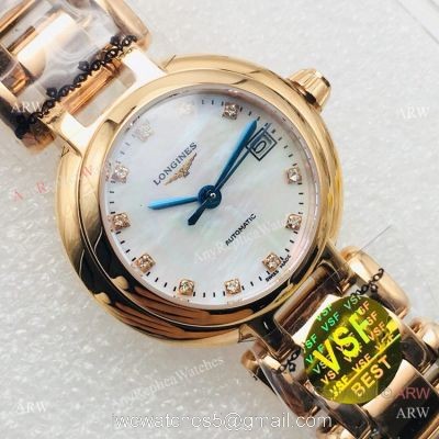 Swiss Grade Copy Longines PrimaLuna VS Factory L592 Watch Mother-Of-Pearl Dial watches