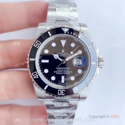 Swiss Replica Rolex Submariner AR Factory V3 904L Swiss 2824 Watch 116610LN watches