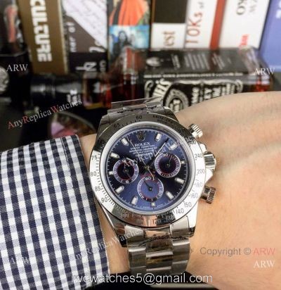 Rolex Daytona SS Blue Dial 40mm Watch Buy High Quality Any Watch Replica watches