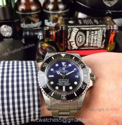 Rolex Deepsea Blue Replica Watch Stainless Steel Automatic Movement watches