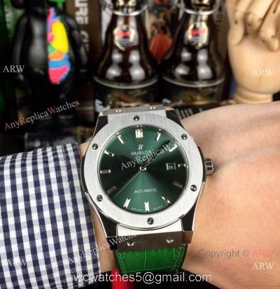 AAA Copy Hublot Classic Fusion Automatic Watches Green version watches
