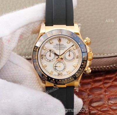 Swiss 4130 JH Factory Rolex Cosmograph Daytona Rubber Band Watch / Rolex Oysterflex Replica Watch watches