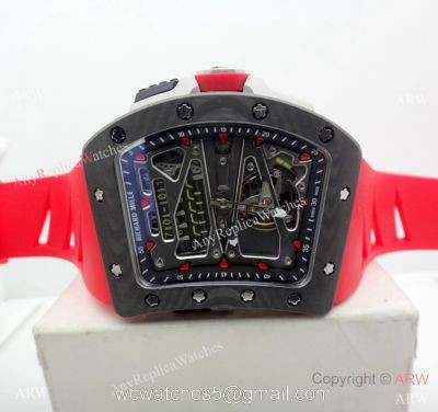 Swiss Replica Richard Mille RM70-01 Carbon Red Rubber Strap Watch watches
