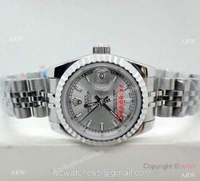 Copy Rolex Datejust 26mm Women Watch Stainless Steel Silver Dial watches
