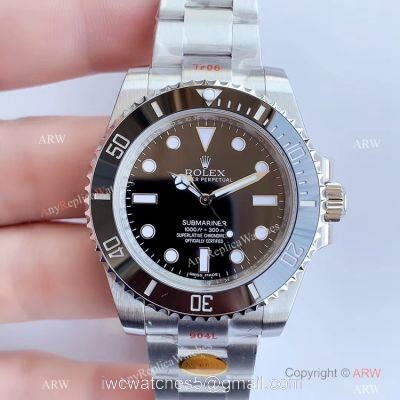 Swiss Copy Rolex Submariner NO Date Noob V10 Swiss 3130 Stainless Steel Watch watches