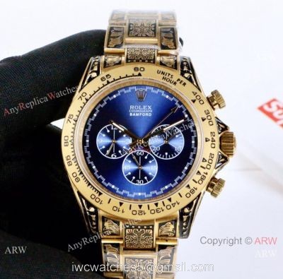 Copy Rolex Bamford Watch Rolex Daytona Blue Dial Replica Watch Vintage Style watches