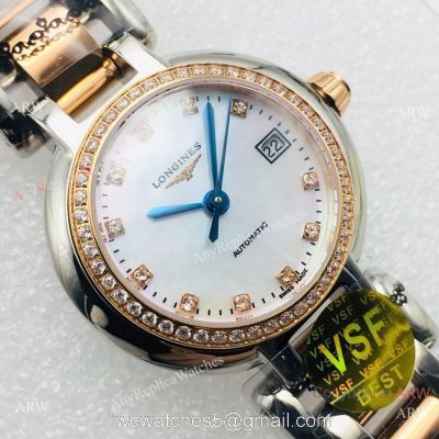 VSF Best Replica Longines PrimaLuna Watch Two Tone Rose Gold watches