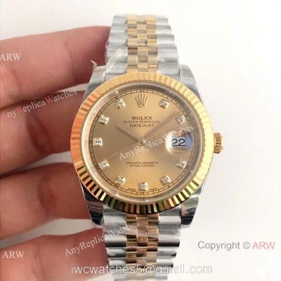 (EW) Rolex 3235 Datejust II Two-Tone Diamond Watches Rolex Grade 1 watches