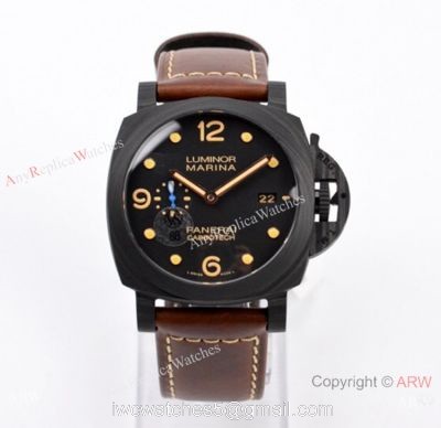 (VS) Replica Panerai Luminor Marina PAM00661 Watch Carbon Case watches