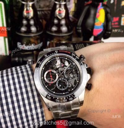 High Quality Copy Rolex Daytona La Montoya Chronograph Stainless Steel Watch watches