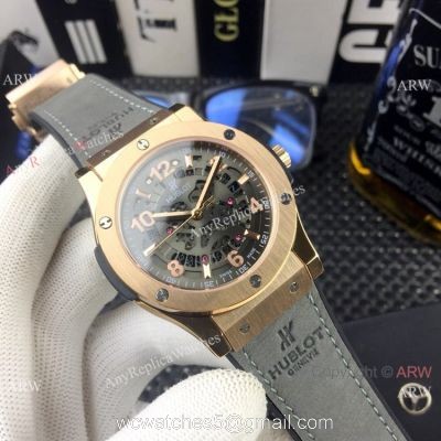 Copy Hublot Classic Fusion Skeleton Face Rose Gold Watch 2019 New watches