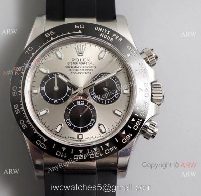 Noob V3 Rolex Daytona Oysterflex Strap Gray Dial Watch Super Clone watches