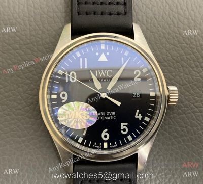Swiss Copy IWC Mark XVIII Heritage IW327006 Watch Black Face 9015 Movement watches