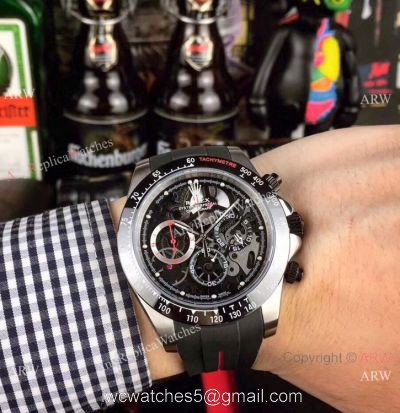 High Quality Rolex Daytona La Montoya Chronograph Watch Rubber B Strap watches