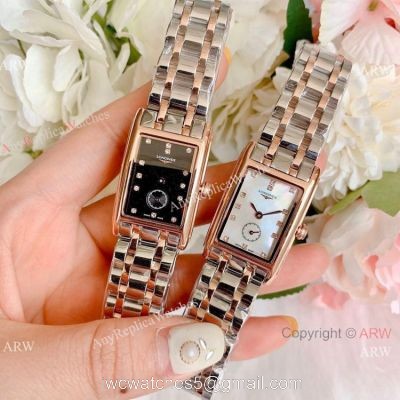 Replica Longines Dolce Vita Two Tone Rose Gold Watches 23mm Lady watches