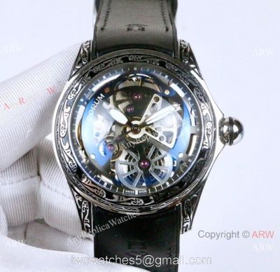 New Replica Corum Watches Corum Bubble Squelette SS Tattoo Watch 45mm watches