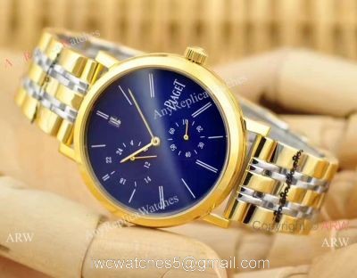 New Replica Piaget Altiplano Two Tone Blue Face Watch watches