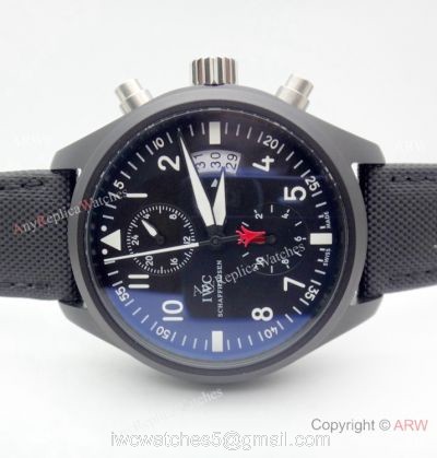 New Copy IWC Big Pilot Spitfire Automatic Watch Black Case watches