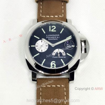 Clone Panerai Luminor Power Reserve PAM00171 Watch 44mm SS Black Dial watches