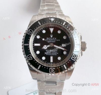NEW Noob Rolex Deepsea 126660 SS Black Face 1:1 V10 904L Watch watches
