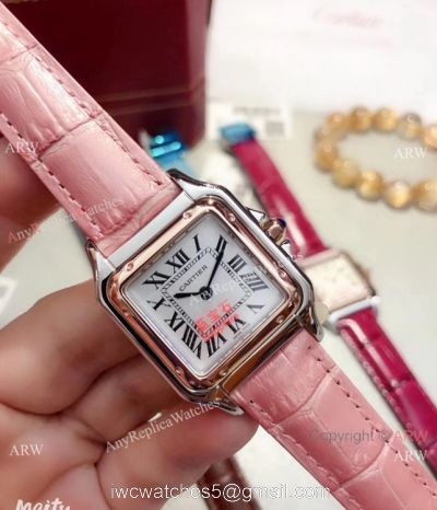 New Fake Cartier Panthere de Cartier Bracelet Two Tone Rose Gold 27mm watches