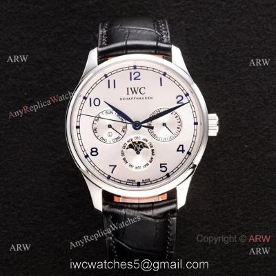2020 New! Copy IWC Portugieser Perpetual Calendar White Dial Watches watches