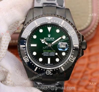 Swiss ETA2824 Rolex Sea Dweller 50th Anniversary Replica Watch D-Green Dial 43mm watches