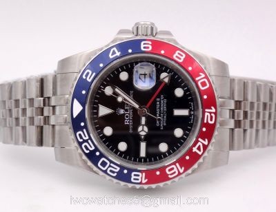 Rolex GMT Master II PEPSI Replica Watch Stainless Steel Jubilee Strap watches