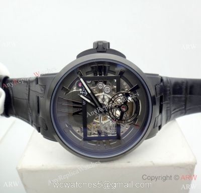 New Copy Ulysse Nardin Executive Dual Time All Black Watches watches