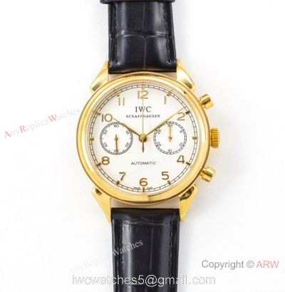 Swiss Replica IWC Portuguese 7750 Watch Gold Case 2019 New watches