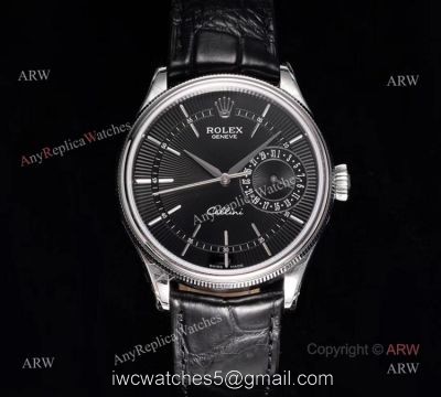 Swiss AAA Replica Rolex Cellini Date White Gold 39mm Watch From GM Factory watches