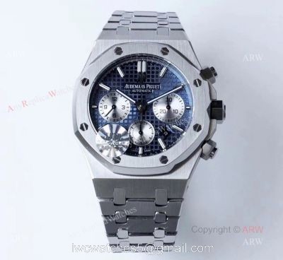 JH Factory Royal Oak Audemars Piguet Replica Watch Blue Chronograph Dial 26331OR watches
