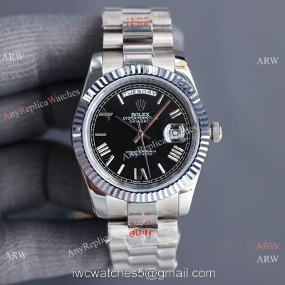 Swiss Quality Rolex Day-date II 41 Watch Black Dial Citizen 8215 Movement watches