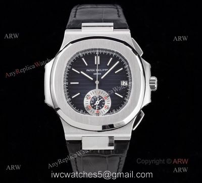 New Patek Philippe Nautilus Stainless Steel Dark Blue Dial Luxury Replica Watches watches