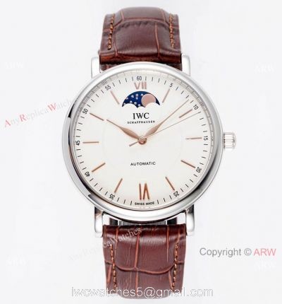 Swiss Replica IWC Portofino Moon Phase 40mm Watch IWS Factory watches