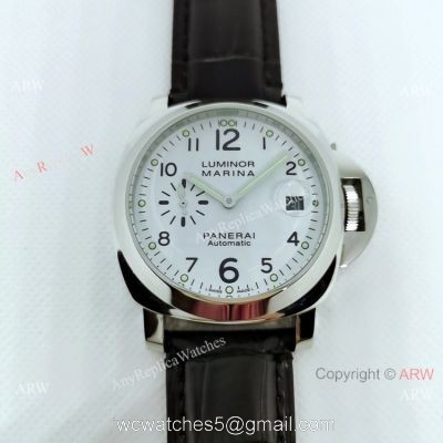 Knockoff Panerai Luminor Marina White Dial Men 44mm Watch PAM049 watches