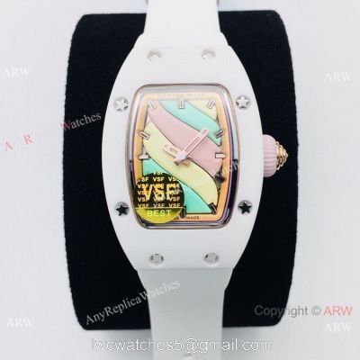 VS Factory Richard Mille RM07-03 Marshmallow BonBon Watch White Ceramic watches