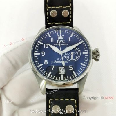 New Replica IWC Big Pilot Power Reserve Watch 47mm Black Dial watches