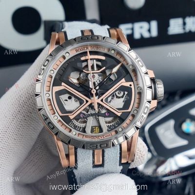 High Quality Replica Roger Dubuis Excalibur Hurac?n Rose Gold Limited Edition Watch watches