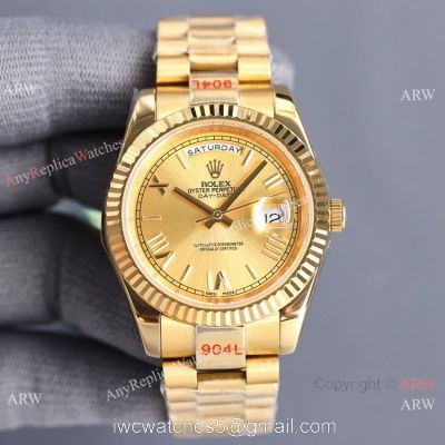 Swiss Quality Rolex Day Date 2 Citizen 8215 Gold Presidential Watch Super AAA Case watches