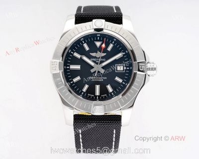 (BLSF) New Breitling Avenger Seawolf Black Dial Asia 2836 Mens Watch Replica watches