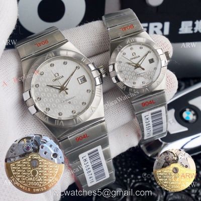 Copy Omega Constellation Logo Face Automatic Watch Omega Couple Watch watches