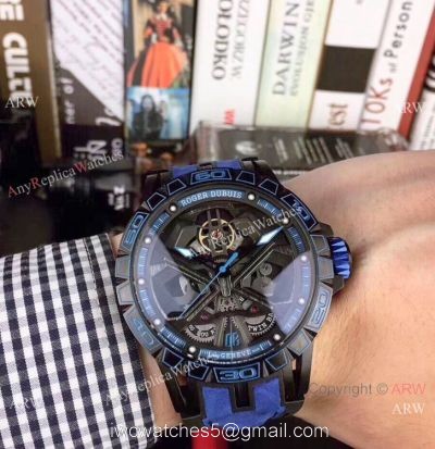 Copy Roger Dubuis Excalibur Lamborghini Huracan Extra Large Face Mens Watches watches