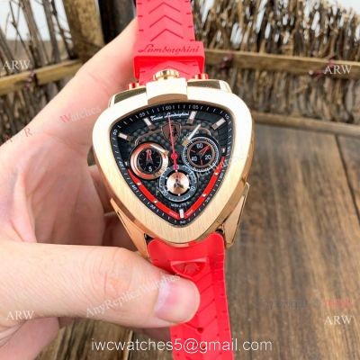 Best Copy Tonino Lamborghini Spyder Rose Gold Mens Chronograph Watches watches
